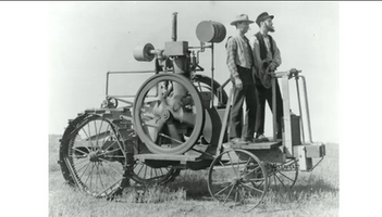 The American who invented the gas-powered tractor