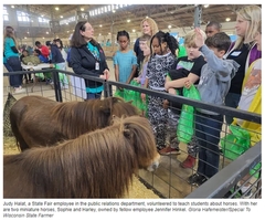 Wisconsin urban kids get up close look at agriculture
